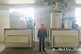 长沙食品加工2台5吨食品加工片冰机