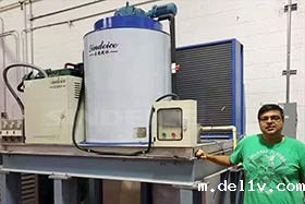 美国食品加工，日产5吨食品制冰机